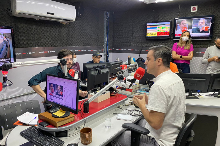 Capitão Wagner abriu série de entrevistas com pré-candidatos a prefeito de Fortaleza na rádio O POVO CBN