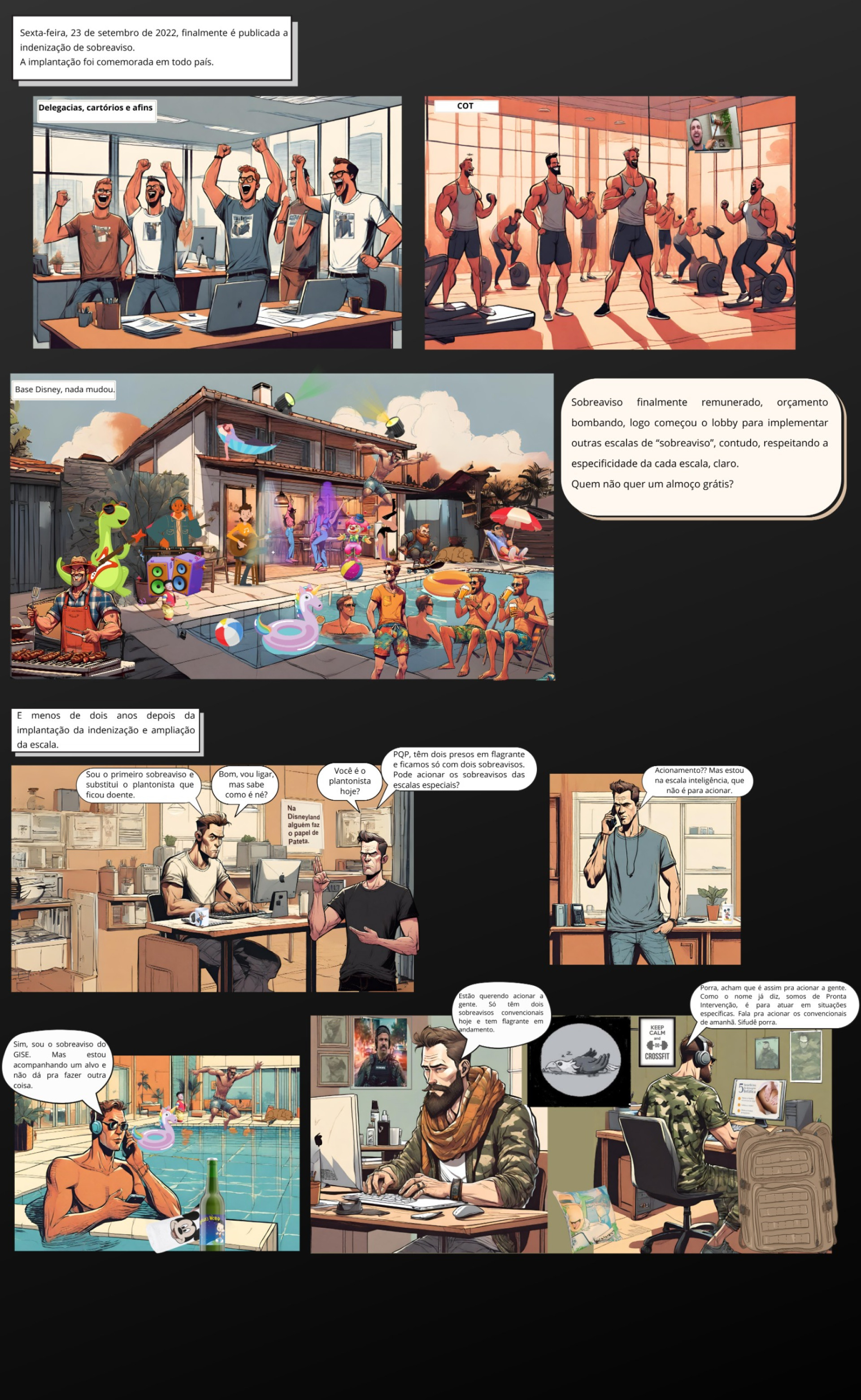 Escala de sobreaviso...