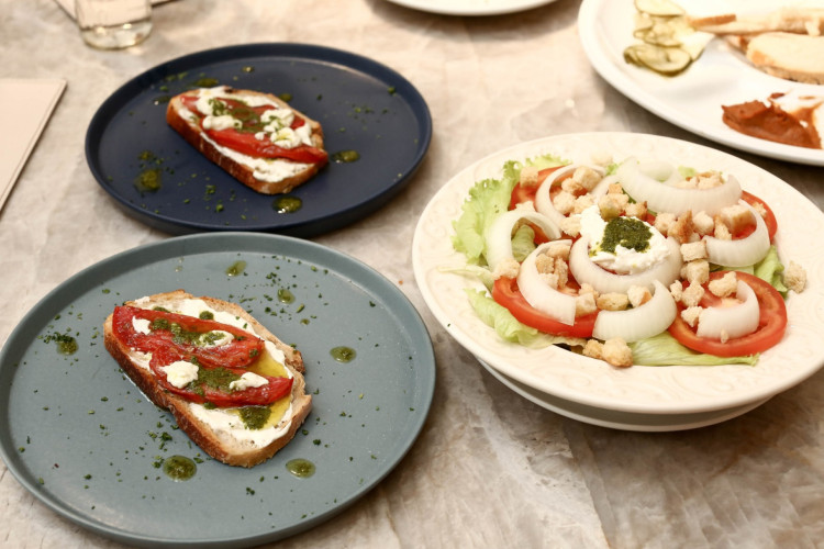 Pratos do menu do Restaurante Azulli Del Mare