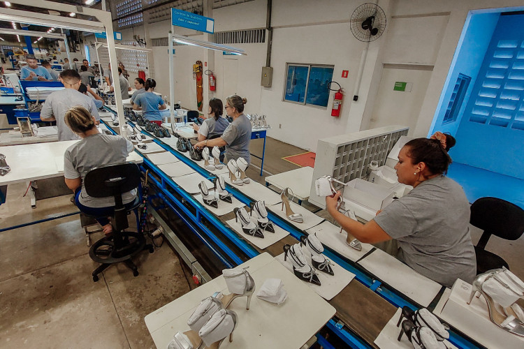 URUBURETAMA-CE, BRASIL, 30-04-24:  Inaugura&ccedil;&atilde;o da f&aacute;brica da Arezzo no munic&iacute;pio de Uruburetama. (Foto: Samuel Pimentel/O Povo) 