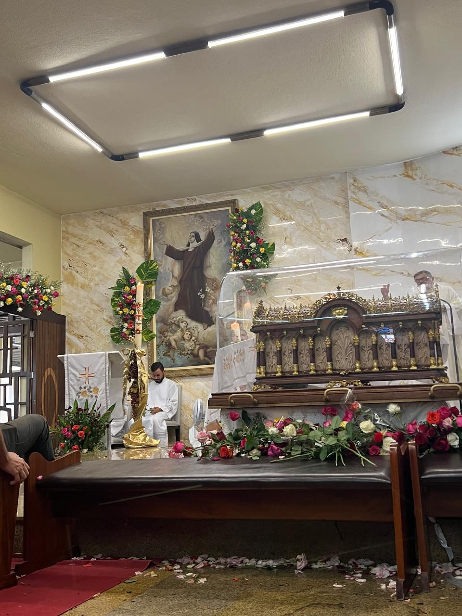 Relíquias chegaram à cidade na última quinta-feira, 25