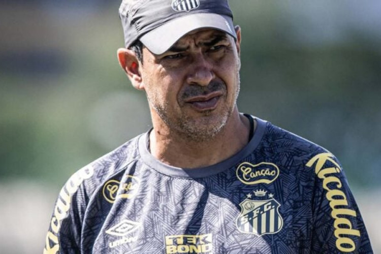 Técnico Fábio Carille está em alta no Santos e por causa disso entrou na mira da diretoria do Vasco da Gama