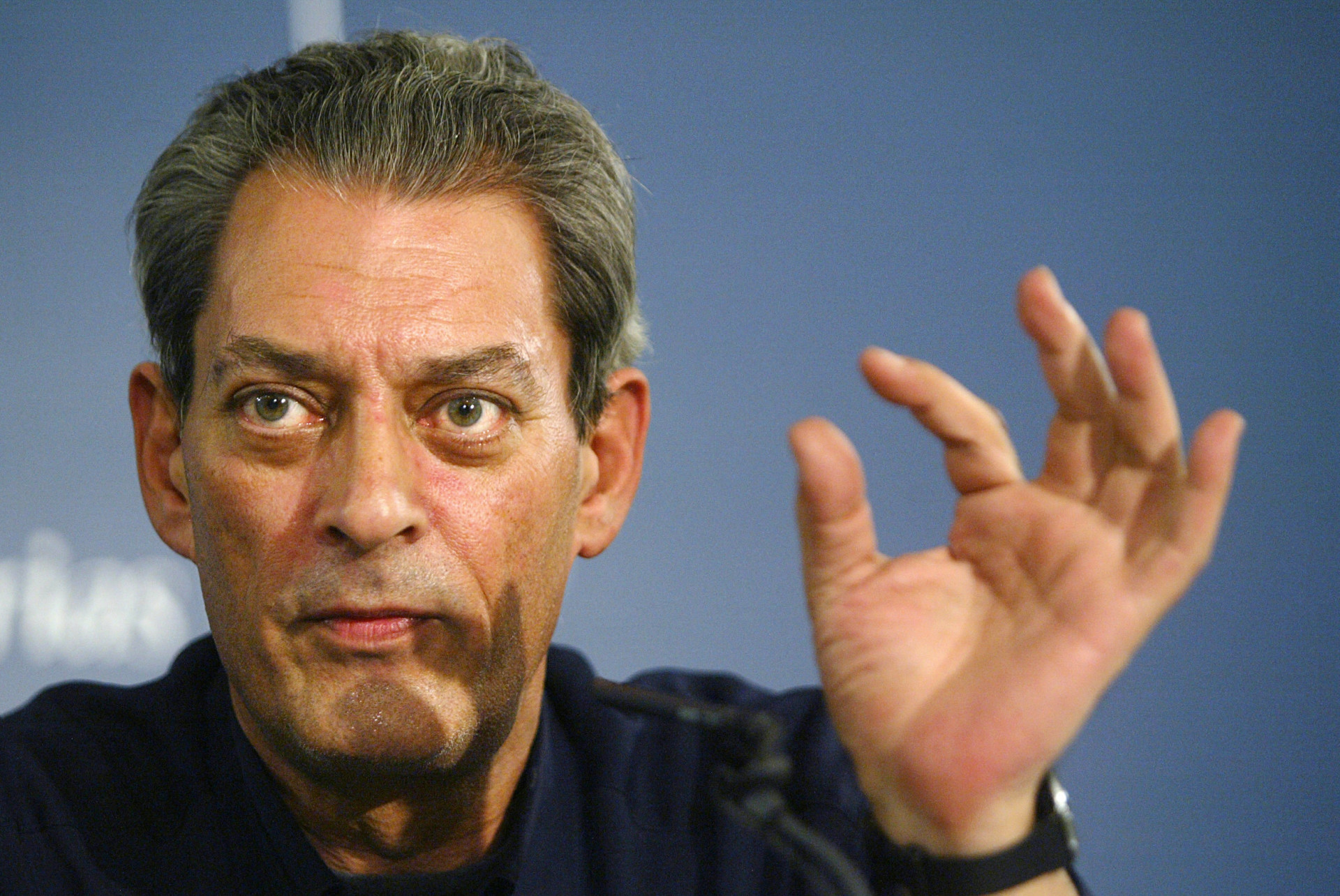 O escritor Paul Auster, o mestre de 'A trilogia de Nova York', morreu na terça-feira, 30 de abril de 2024  (Foto: RAFA RIVAS / AFP)