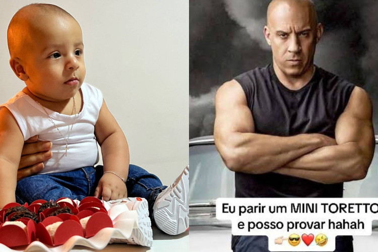Vídeo que compara bebê com Vin Diesel já soma mais de 4 milhões de visualizações