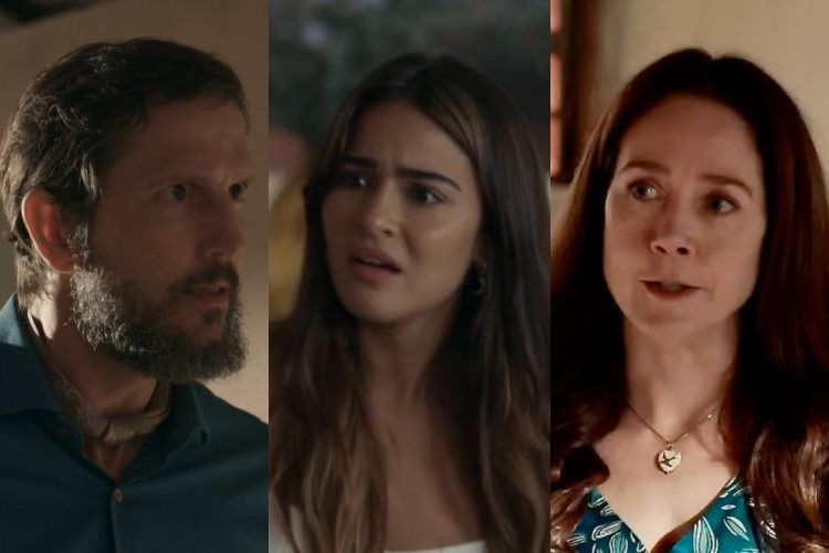 Dona Patroa já não aguenta mais ver as ameaças de Egídio à filha e decide ir embora
