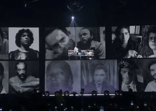 Madonna homenageou vítimas da Aids em show no Brasil