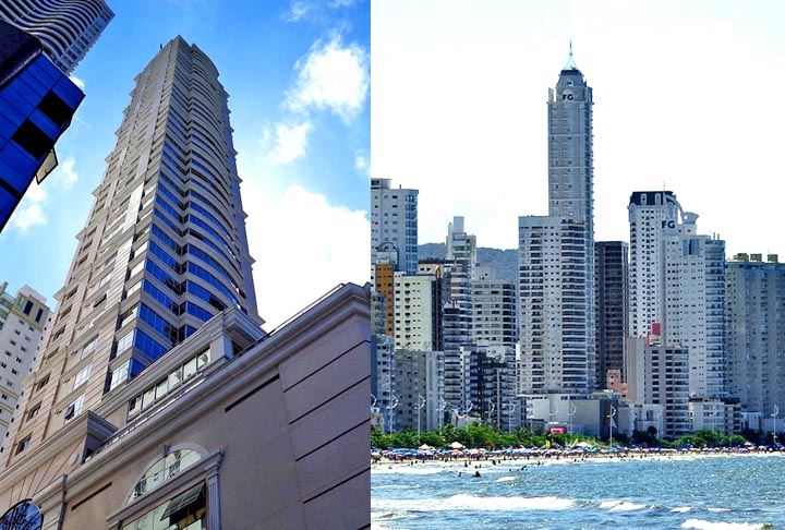 Entre os 10 maiores, a cidade ainda tem o Vitra (226m) e o Sapphire (215). Mas não para por aí. Fora do Top-10, há os grandiosos Epic Tower (190m), o Millenium Palace (177, foto), Splendia Tower (175) e Villa Serena (164). No conceito atual, um arranha-cé