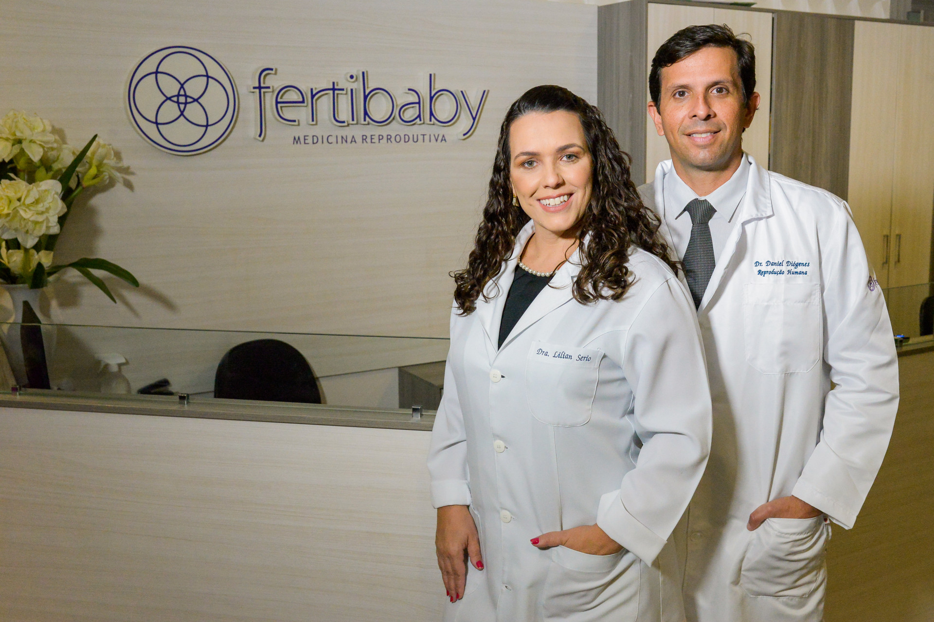 Os médicos Lilian Serio e Daniel Diógenes comandam a clínica Fertibaby