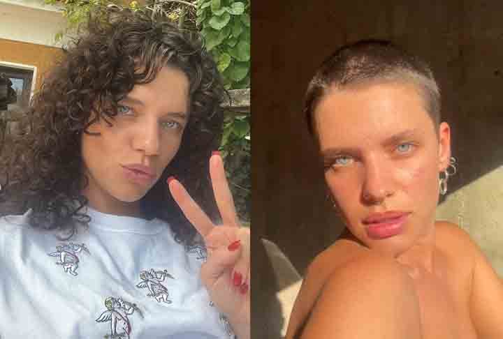 Bruna Linzmeyer- Transformar-se não é problema para ela, conhecida pelas mudanças na aparência. Mas a da personagem do filme Cidade;Campo foi a que provocou a alteração mais radical de sua carreira.  Eu mesma sugeri, disse a atriz ao mostrar a cabeça 