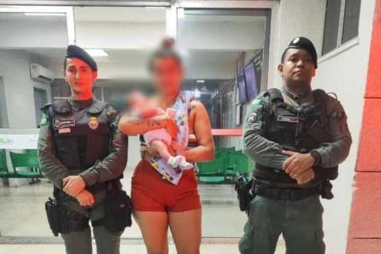 A Polícia Militar do Ceará realiza o salvamento de um recém-nascido de 21 dias após a criança se engasgar 