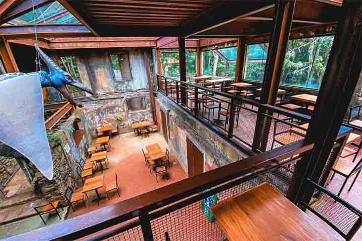 Dentro do parque, quem quiser se alimentar pode comer em um restaurante temático que serve lanches, refeições e bebidas para os visitantes. Além disso, o local conta com lanchonetes e uma hamburgueria.