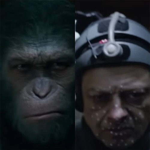 Em 2011, Andy Serkis voltou novamente à sua especialidade: ele fez a captura de movimentos do personagem Caesar, em Planeta dos Macacos: A Origem.