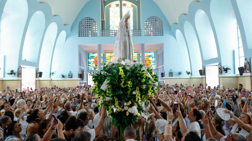 Dia 13 de outubro terá 11 missas no Santuário de Nossa Senhora de Fátima, em Fortaleza