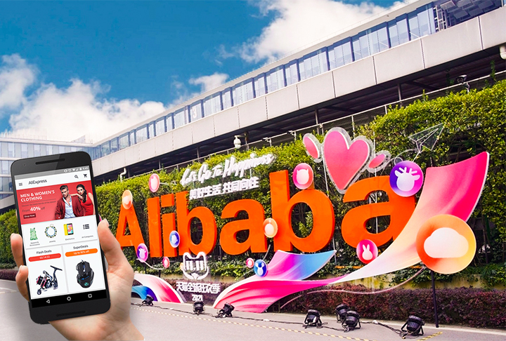 A quinta colocada é a chinesa AliExpress. Fundada em 2010, pertence ao grupo chinês Alibaba. 