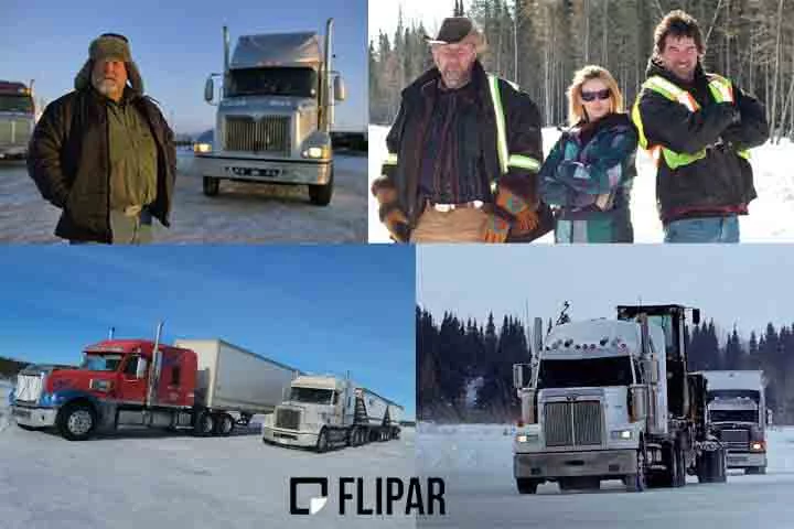  Ice Road Trucker - São motoristas que pilotam em estradas construídas sobre rios e lagos congelados. Eles são, portanto, fundamentais para transportar suprimentos para áreas remotas no inverno. Em virtude das condições climáticas, o Brasil não tem esse t