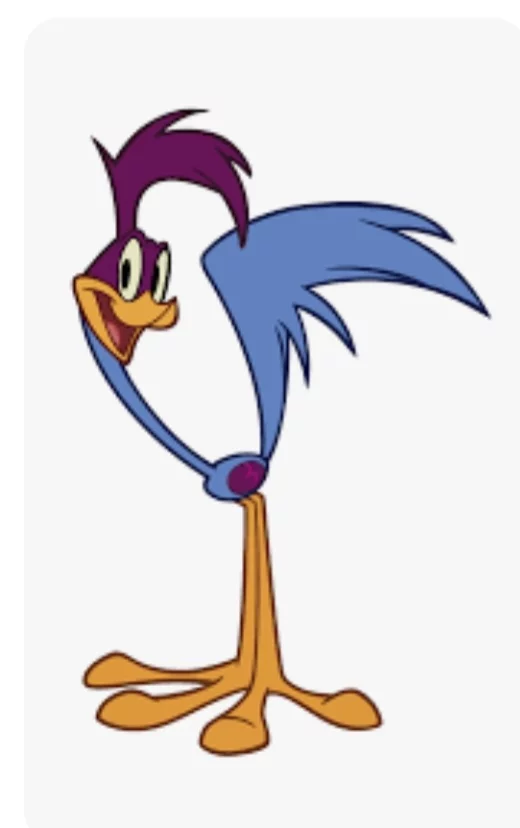 Inspirou o desenho do Papa-Léguas que passa a perna no Coiote e sempre emite o bip bip.