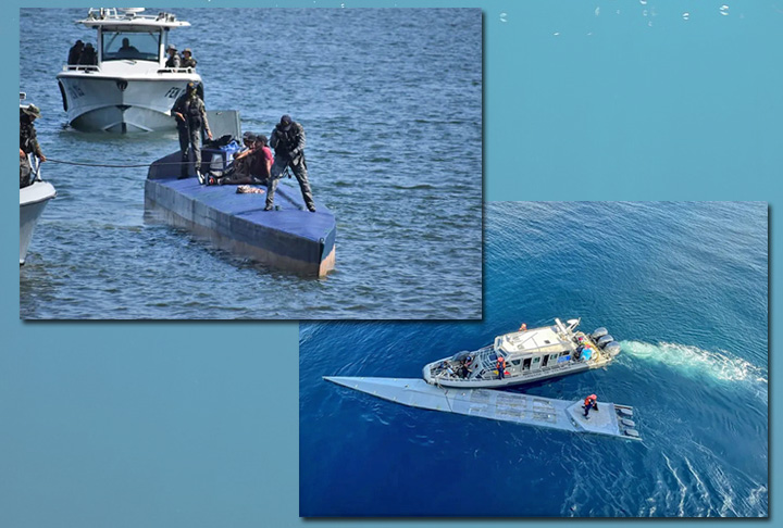 Em maio de 2023, a Marinha da Colômbia apreendeu um submarino que estava à deriva  no Oceano Pacífico.