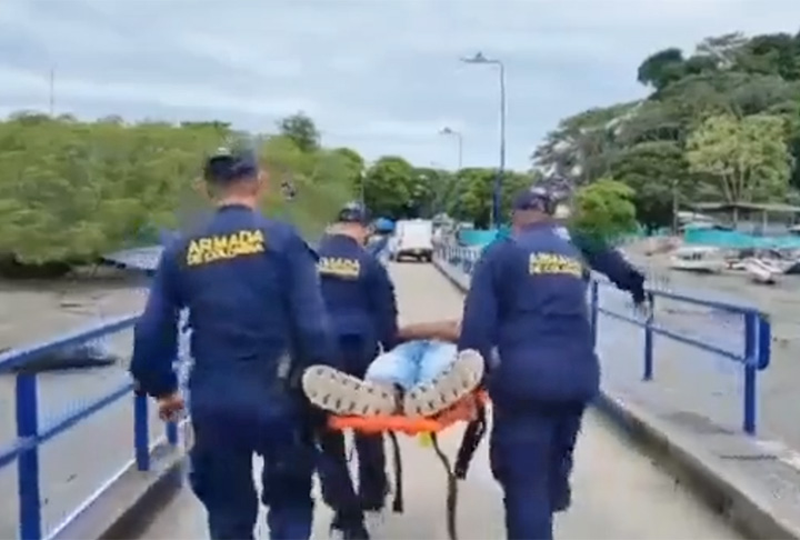 Os militares também encontraram dois homens mortos e dois vivos, mas com a saúde debilitada. 