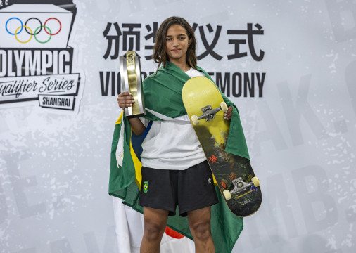 Rayssa Leal conquista medalha de ouro na etapa de Xangai do Olympic Qualifier Series