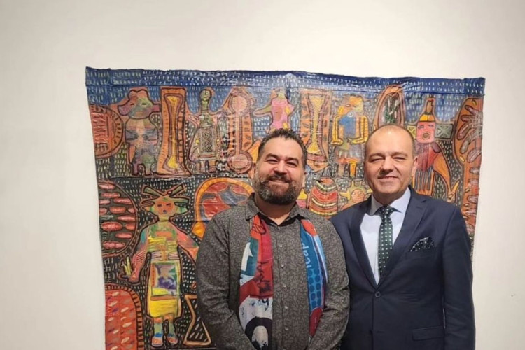 Artista cearense expôe obras na Macedônia do Norte