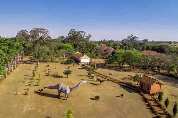 O Geoparque de Uberaba se expande por 4.523,957 quilômetros quadrados, que abrange todo o município mineiro. Na região, já foram encontrados fósseis, dentes, ovos e ninhadas de dinossauros do período Cretáceo Superior. Algo estimado entre 80 milhões e 66 