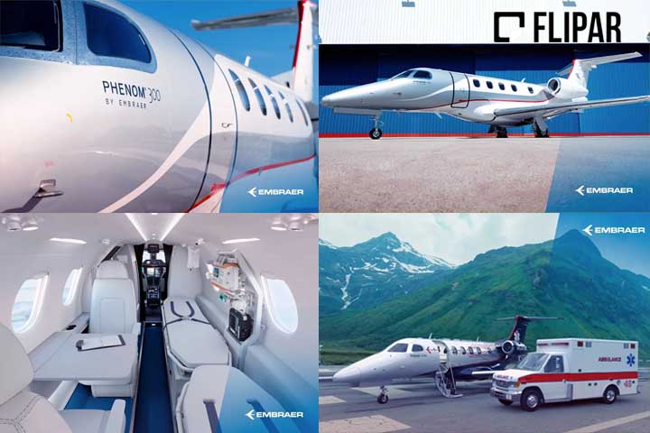 O Phenom 300E também oferece tecnologias inovadoras, como o primeiro sistema de alerta e prevenção de saída de pista (ROAAS) do setor, que fornece alertas à tripulação reduzindo o risco de saída de pista durante o pouso.