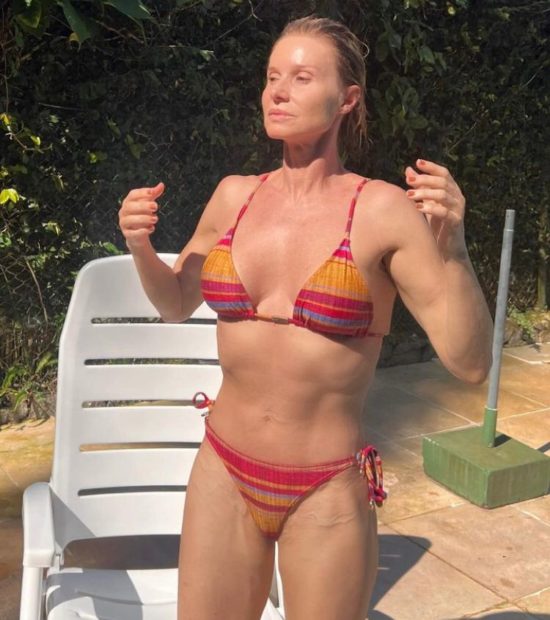 O perfil da atriz no Instagram tem quase 580 mil seguidores.