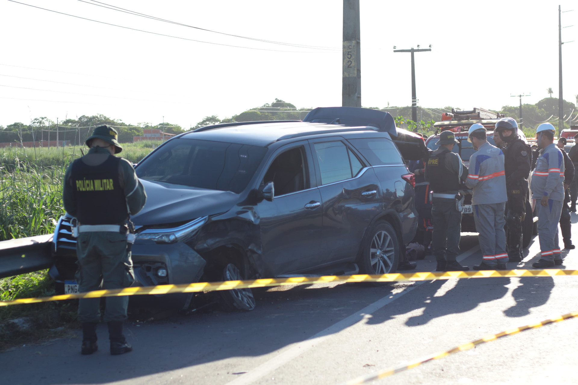Perseguição policial em Aquiraz causa acidente e deixa uma pessoa morta 