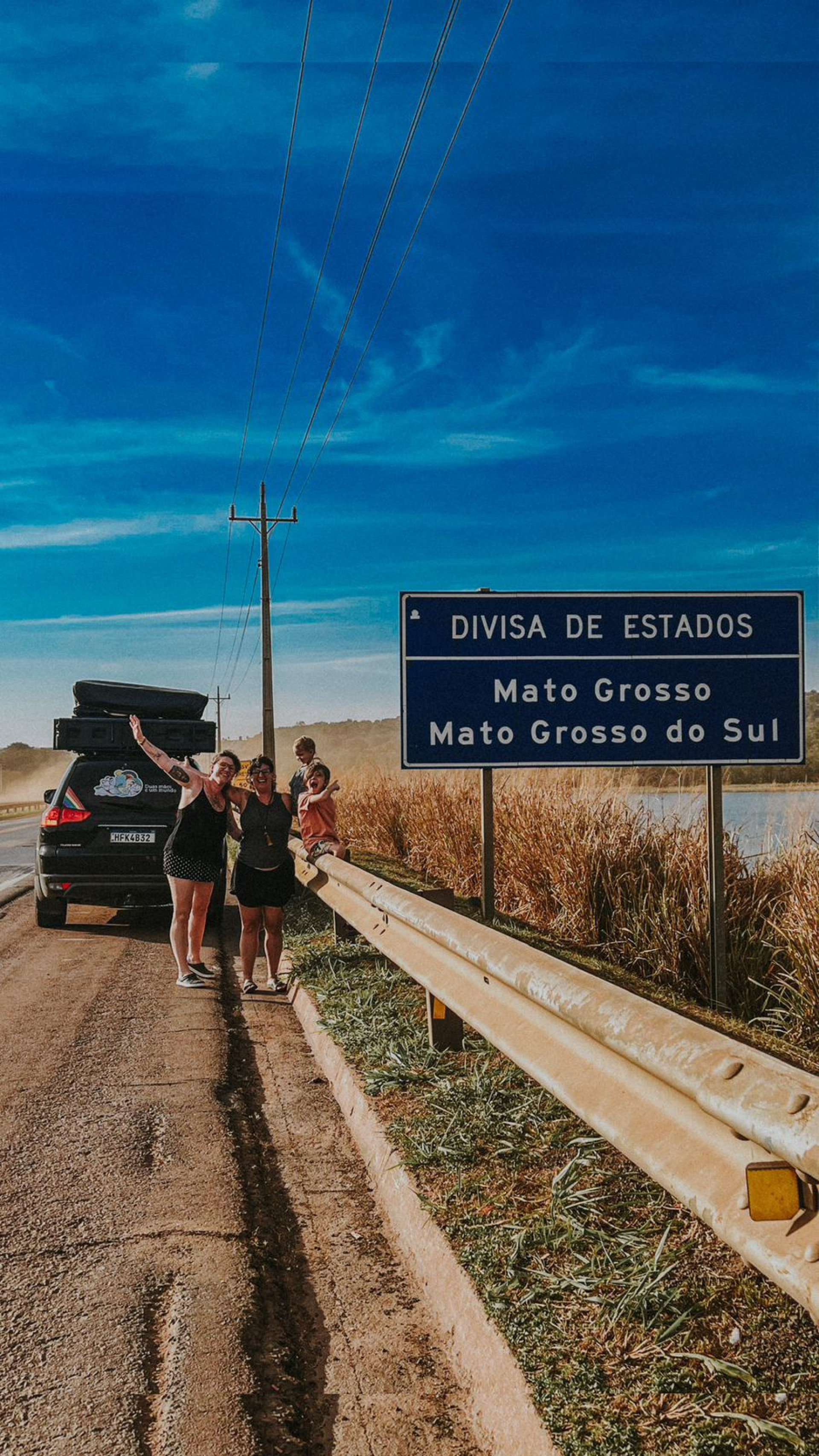 Lizandra, Mariana e os filhos est&atilde;o h&aacute; mais de um ano vivendo como n&ocirc;mades e viajando pelo Brasil