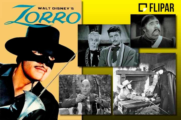 GUY WILLIAMS - Pseudônimo de Armando Joseph Catalano, nascido em Nova Iorque em 14/1/1924, o ator, que chegou a ser modelo de fotos publicitárias de pasta de dentes e cigarros, protagonizou Zorro tanto no cinema como na TV, nos anos 1950.