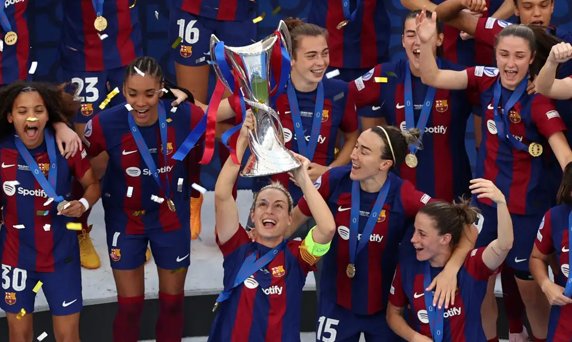Barcelona derrota Lyon e conquista Liga dos Campeões Feminina 