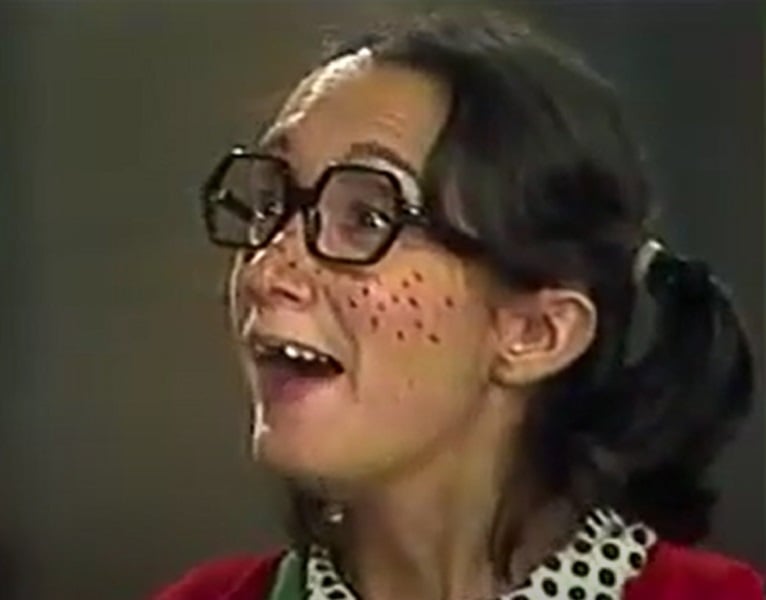 Curiosidade 7: A atriz que vivia Chiquinha ficou grávida durante o seriado