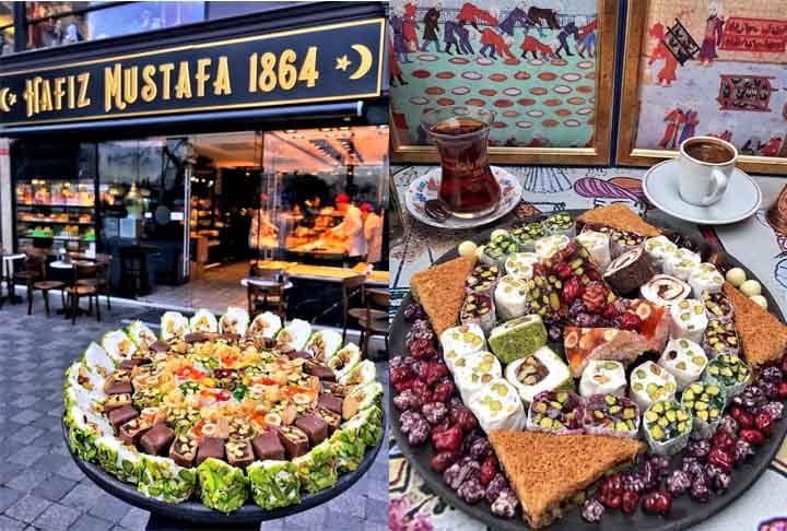 2º lugar: Hafiz Mustafa, em Istambul, na Turquia - Baklava. 