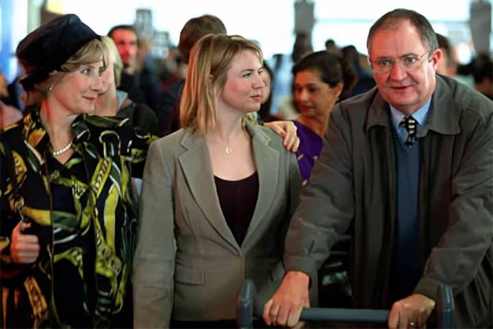 Ainda nesse mesmo período, Jim Broadbent ficou popular como o pai da protagonista de “O Diário de Bridget Jones”, vivida por Renée Zellweger. 
