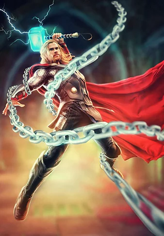  Além do martelo, Thor também podia usar dois artefatos: o járngreipr - luvas de ferro - para manejar o mjölnir; e o megingjord, cinto que lhe concedia  aumento da força e habilidade no manejo do martelo. 