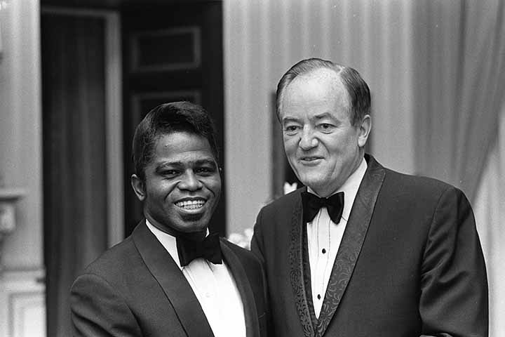 As gravações de Brown influenciaram artistas em toda a indústria musical, mais notadamente Sly Stone e sua Sly & the Family Stone, Charles Wright & the Watts 103rd Street Rhythm Band, Booker T. & the M.G.'s. Além de cantores de soul como Edwin Starr, The Temptations, David Ruffin e Dennis Edwards.