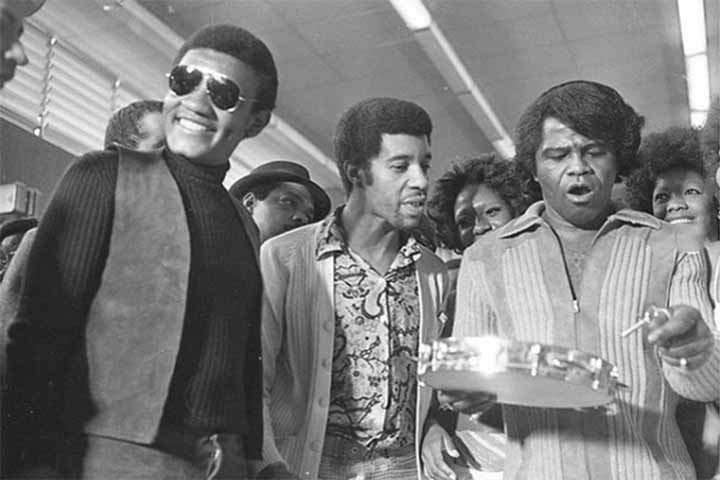 As autoridades concordaram em soltá-lo com a condição que ele conseguiria um emprego e não retornaria a Augusta ou Richmond County.  Foi acolhido pela família de Bobby Byrd em 1953, e, no mesmo ano, entrou para o grupo gospel Starlighters, posteriormente chamado de Famous Flames.