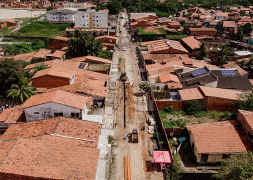 Vista a&eacute;rea da Granja Lisboa
