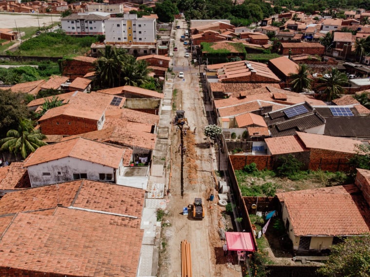 Vista a&eacute;rea da Granja Lisboa