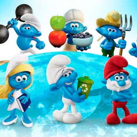 Essas criaturas azuis que vivem em suas casas de cogumelos em uma floresta também foram destaque na década. A rotina delas é evitar que o vilão mate os Smurfs.