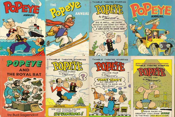 Nas décadas de 30 e 40, outros curtas envolvendo Popeye foram lançados no cinema, todos com produção da Fleischer Studios, que licenciou a adaptação dos quadrinhos para as telonas. 
