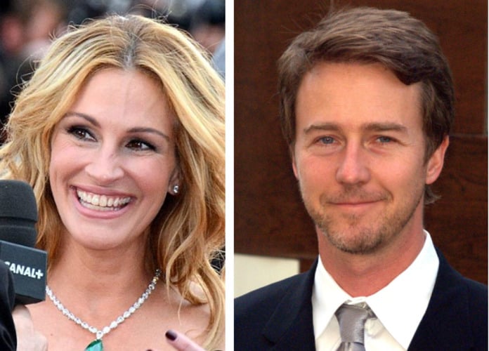 O programa já descobriu outro parentesco entre famosos . A atriz Julia Roberts é prima genética do ator Edward Norton.