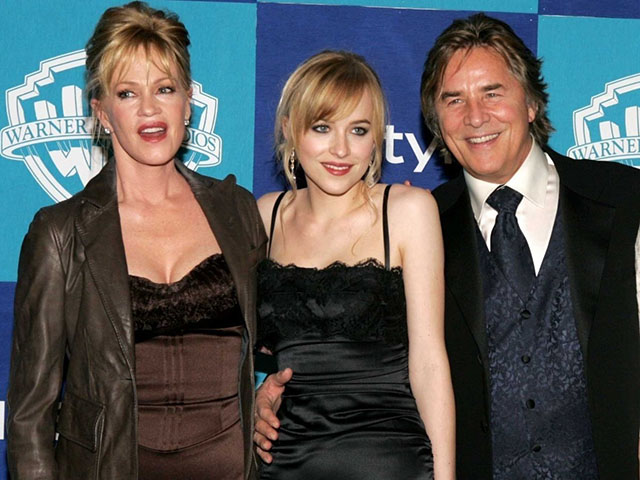 Melanie Griffith e Dakota Johnson - Mãe e filha integram gerações de artistas. Melanie é filha de Tippi Hedren (Os Pássaros, de Hitchcock) e concorreu ao Oscar por Uma Secretária de Futuro (1988). Dakota é filha de Melanie com o ator Don Johnson (foto) e estrelou Cinquenta Tons de Cinza.  
