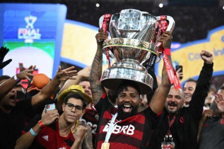 Rodinei foi campeão da Copa do Brasil pelo Flamengo contra o Corinthians marcando o gol decisivo na disputa de pênaltis