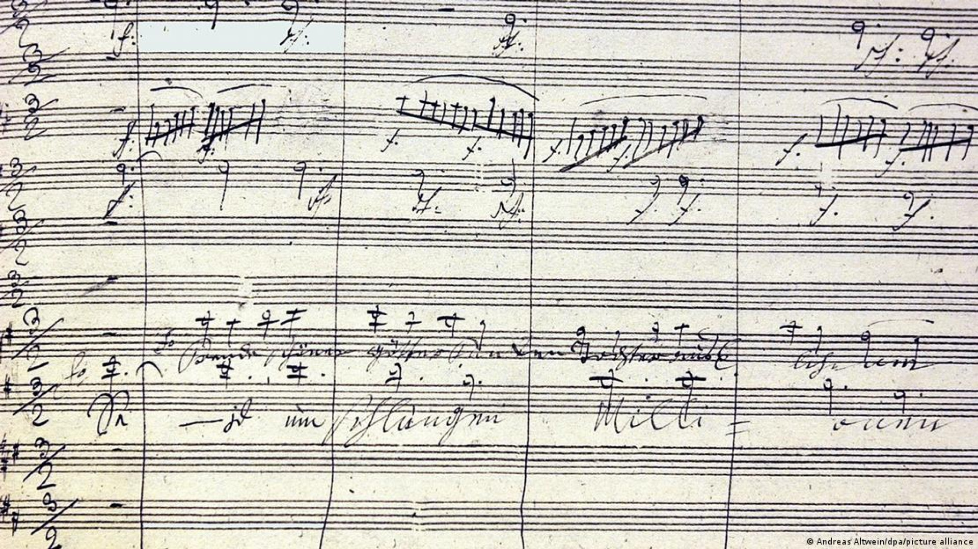 Manuscrito aut&oacute;grafo da "Nona" &eacute; patrim&ocirc;nio da humanidade