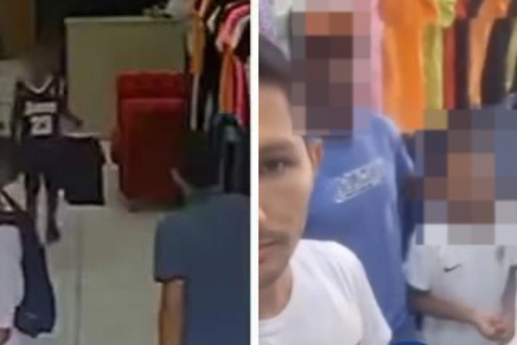 Furto ocorreu no dia 11. No dia seguinte, pai obriga filho a devolver a camiseta