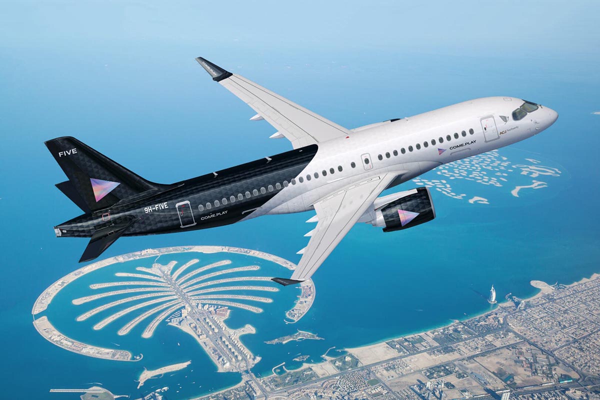 A aeronave foi entregue no fim de abril ao grupo hoteleiro do país localizado no Oriente Médio