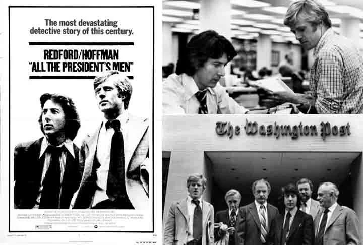 Em 1976, uma adaptação do livro ganhou as telas de cinema. O filme “Todos os Homens do Presidente”, com direção de Alan J. Pakula, entrou em cartaz com o Watergate ainda bem recente. 
