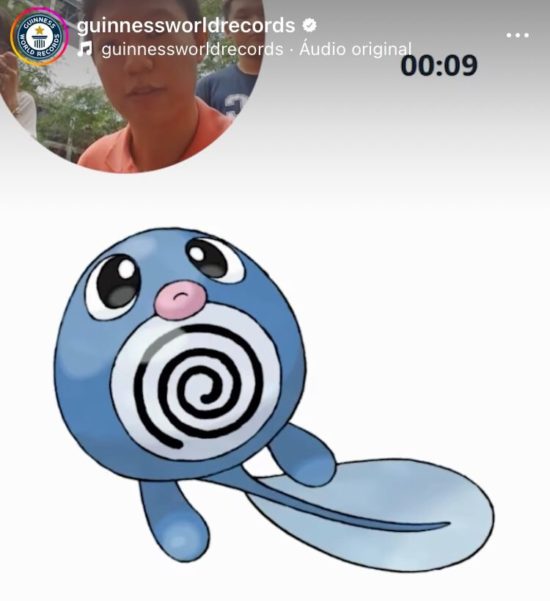O recorde com os Pokémons foi conquistado em 26 de fevereiro de 2024, quando ele falou o código de 103 monstros em apenas um minuto!
