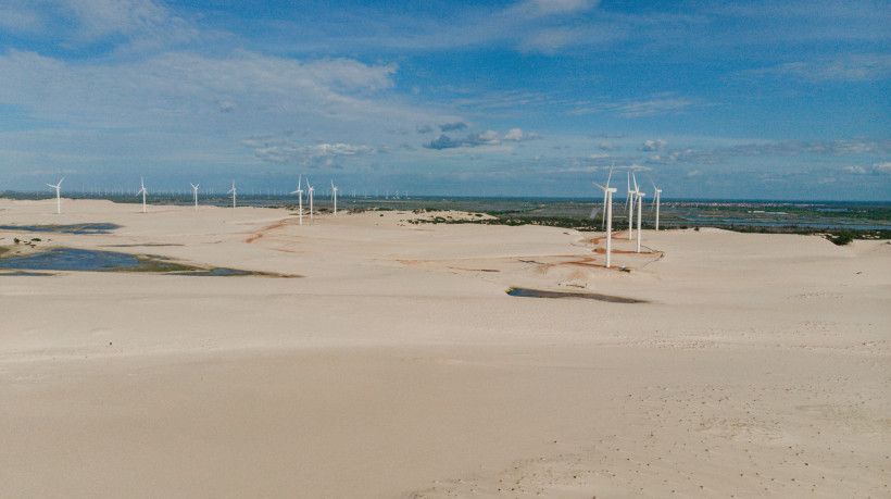 Ceará é tido como uma das potências da energia eólica onshore (foto) no Brasil e um dos polos de maior potencial offshore